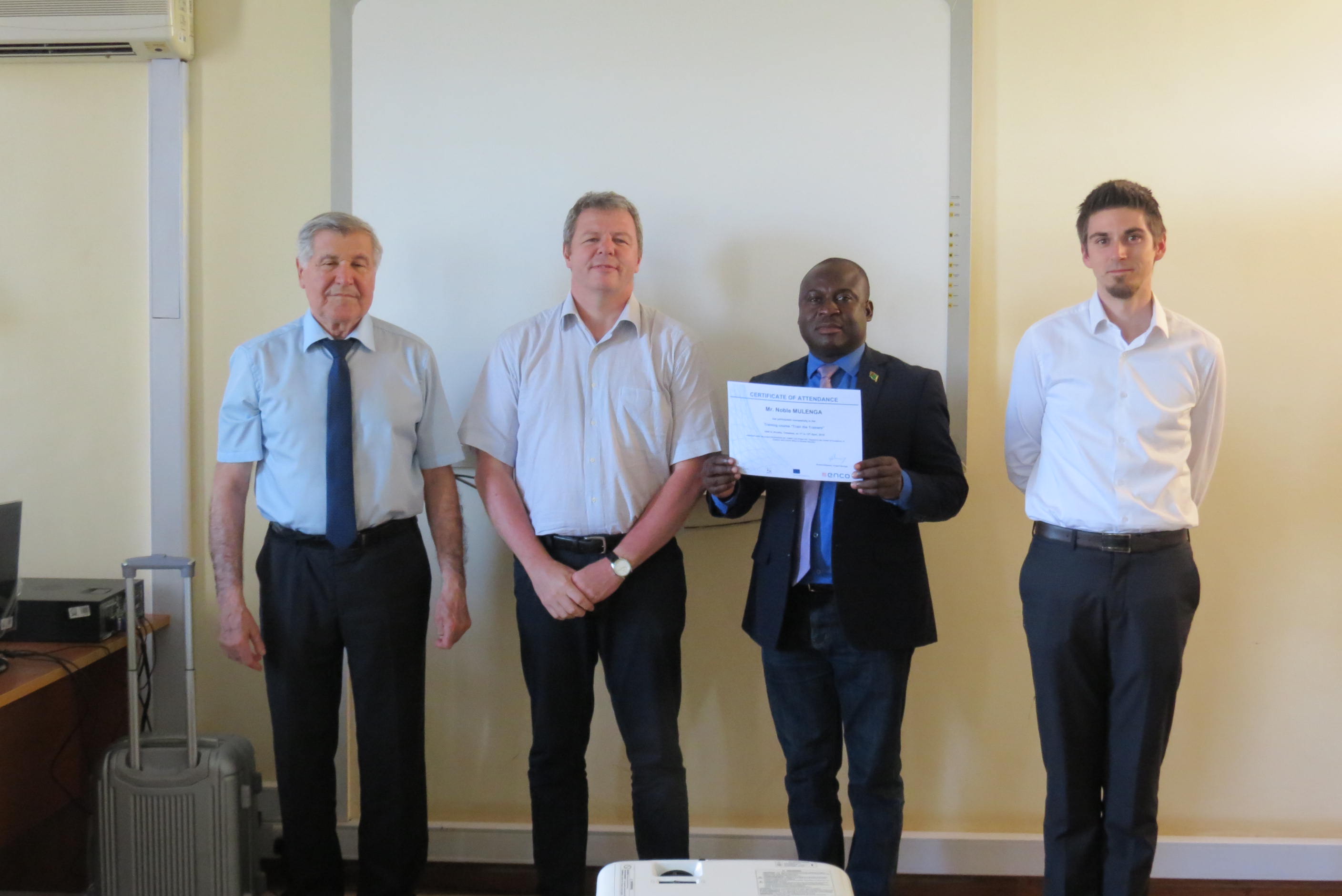 3rd photo certificate trainee TTT Tanzania